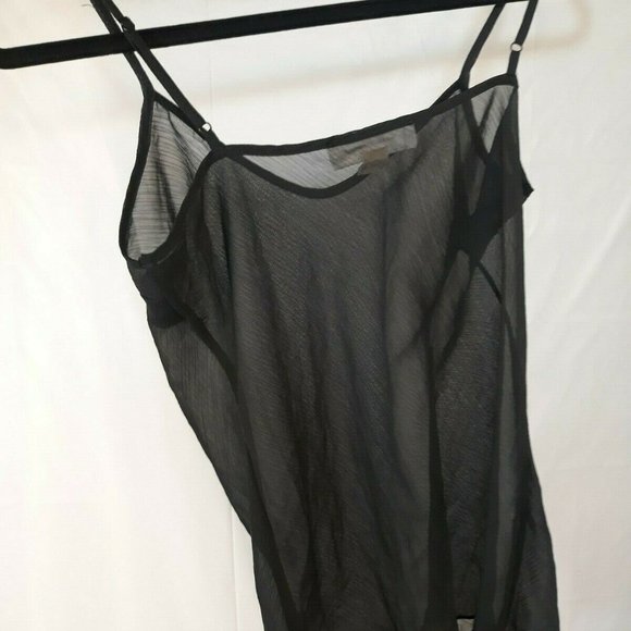 Med spagehtti strap Michael Kors black shear Top - Picture 6 of 7
